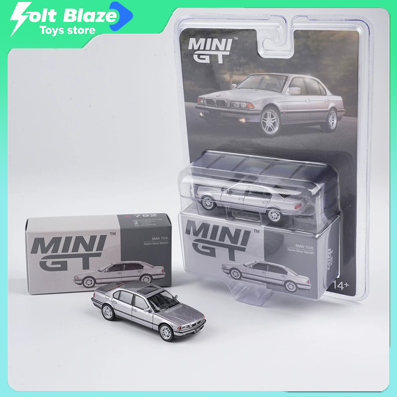 Die Cast Car 1 64 - MINI GT 1/64 BMW 750iL Silver