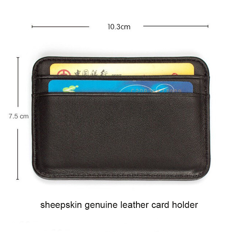 Genuine Leather Card Holder Sl - Card Top Loader 评论和价格