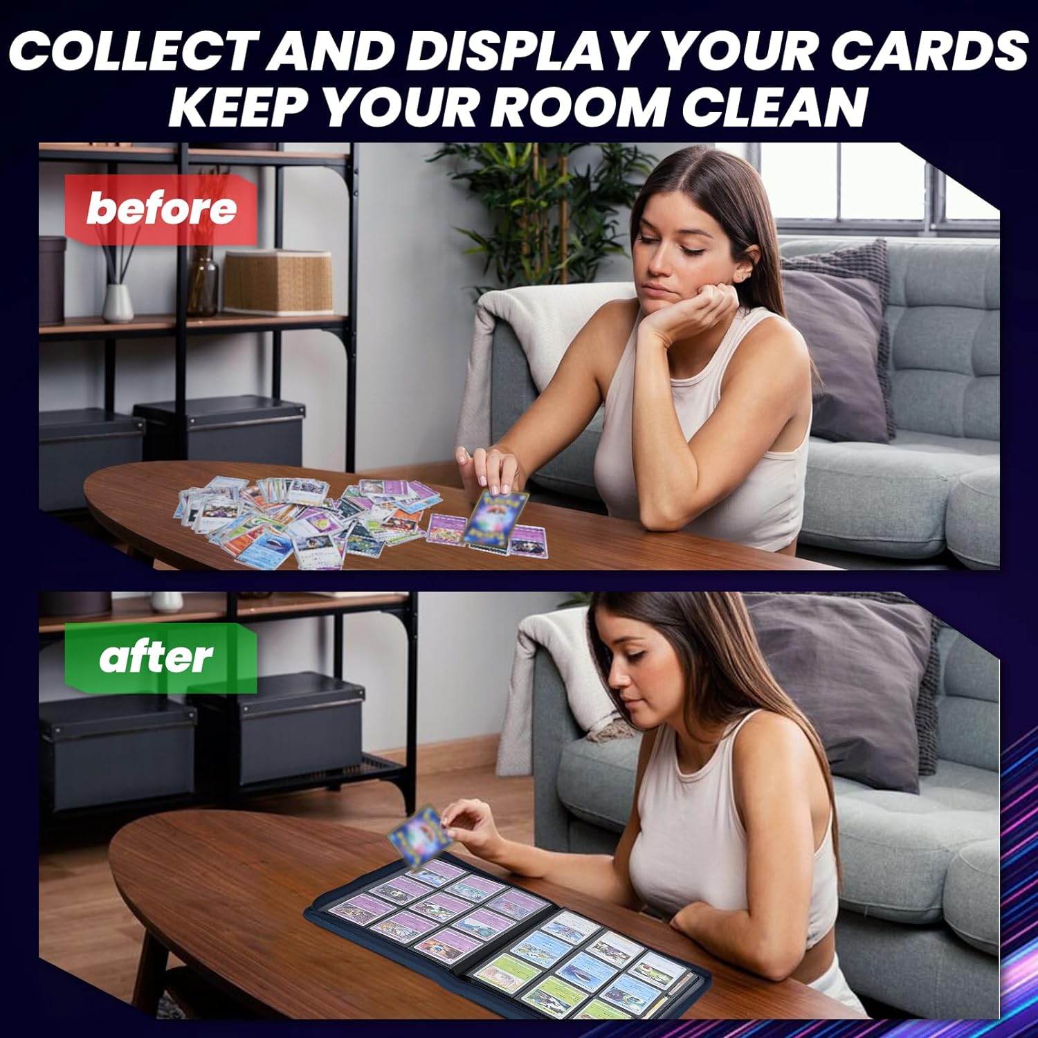 9 Pocket Trading Card Binder,  - Trading Card Binder 评论和价格
