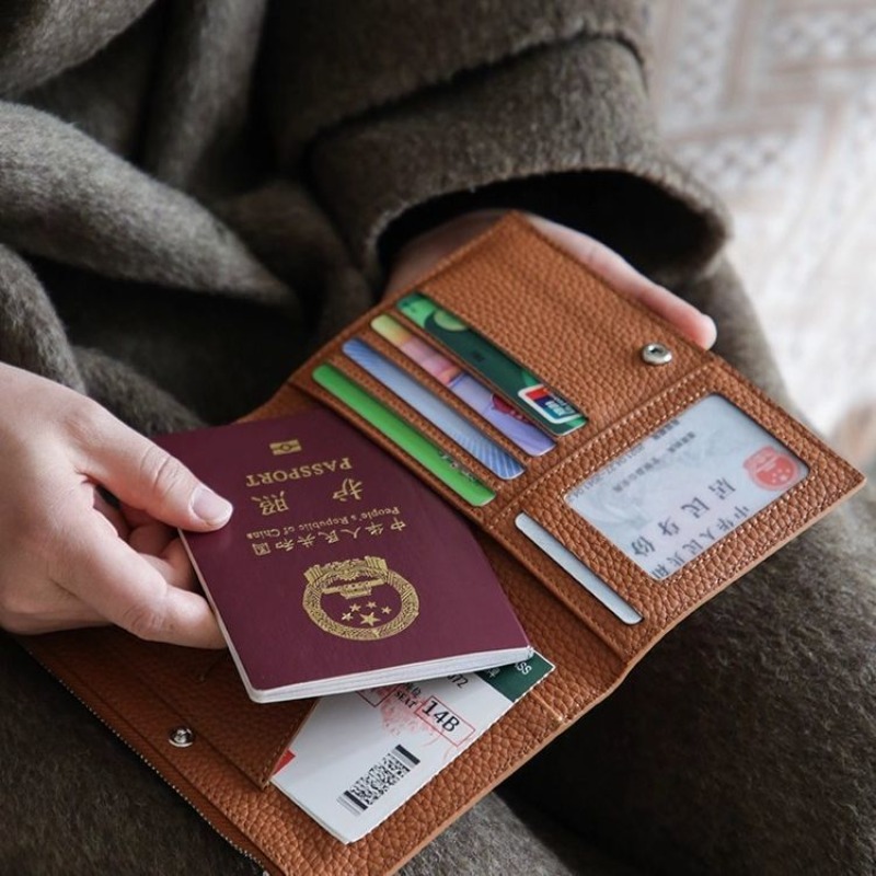 Leather Passport Holder Covers - Card Top Loader 评论和价格