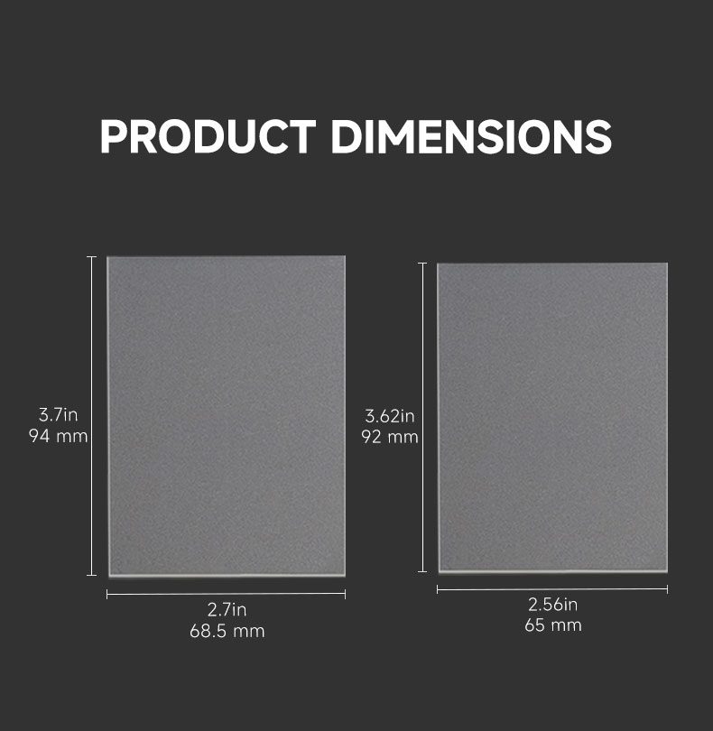 68.5x94mm/65x92mm Premium Clea - Card Penny Sleeve 评论和价格
