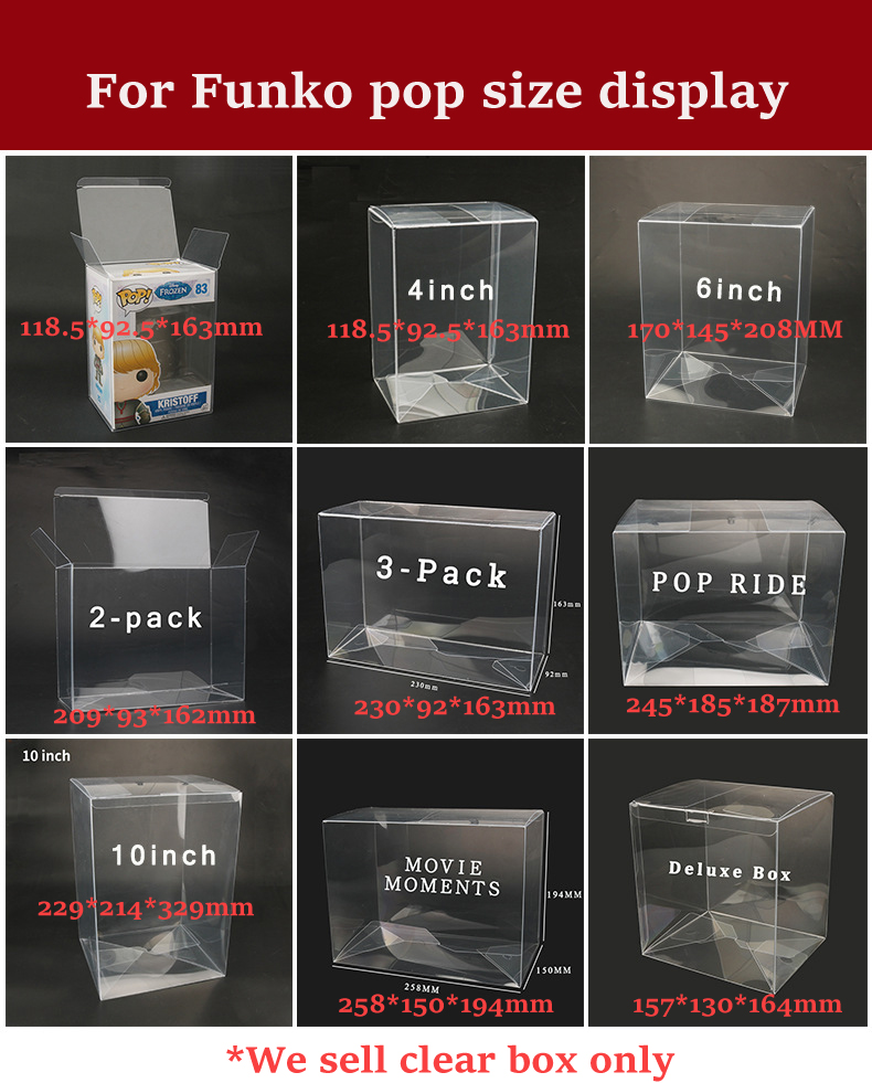 Transparent Clear box for Movi - Funko Pop Protector 评论和价格