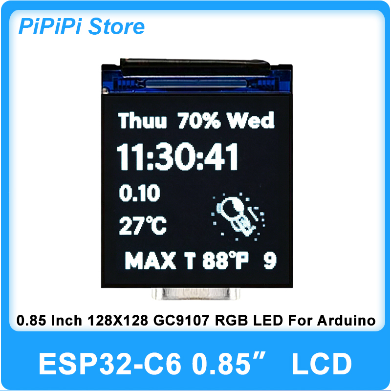 ESP32 C6 0.85 Inch 128X128 IPS - Graded Card Display 评论和价格