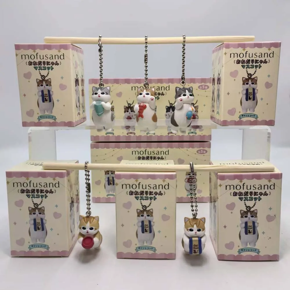 Mofusand Kawaii Cat Keychain B - Action Figure Stand 评论和价格
