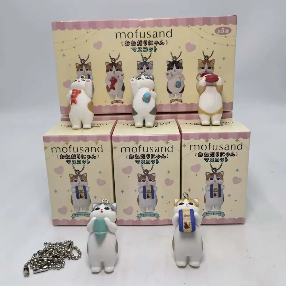 Mofusand Kawaii Cat Keychain B - Action Figure Stand 评论和价格