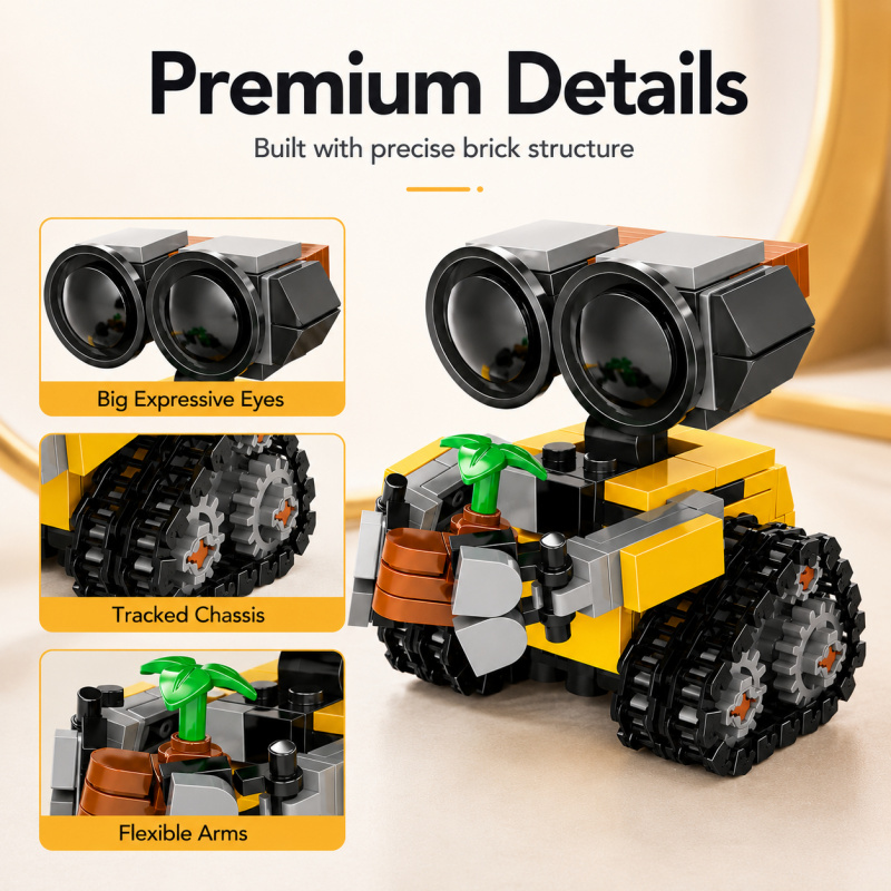 Mini Robot Building Blocks Set - Building Block Mini 评论和价格