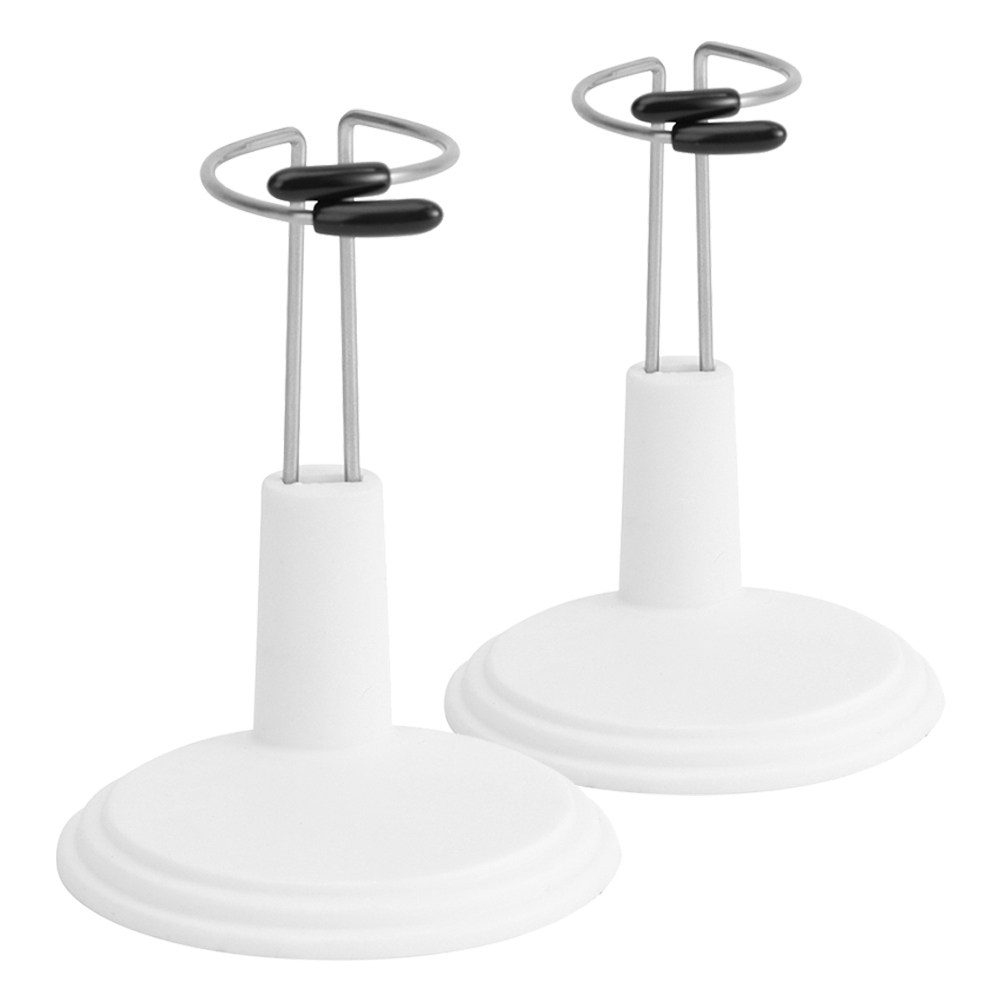 2Pcs White Plastic Adjustable  - Action Figure Stand 评论和价格
