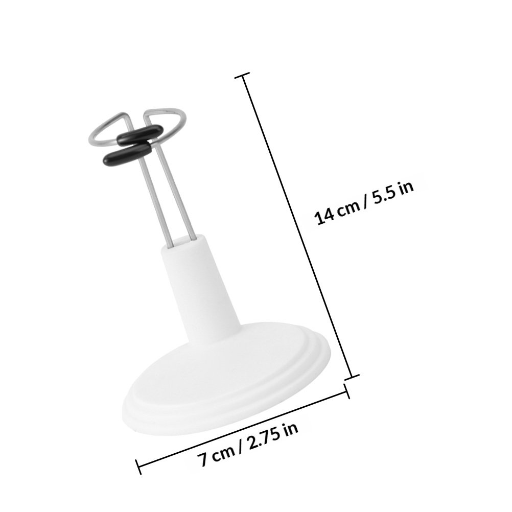 2Pcs White Plastic Adjustable  - Action Figure Stand 评论和价格