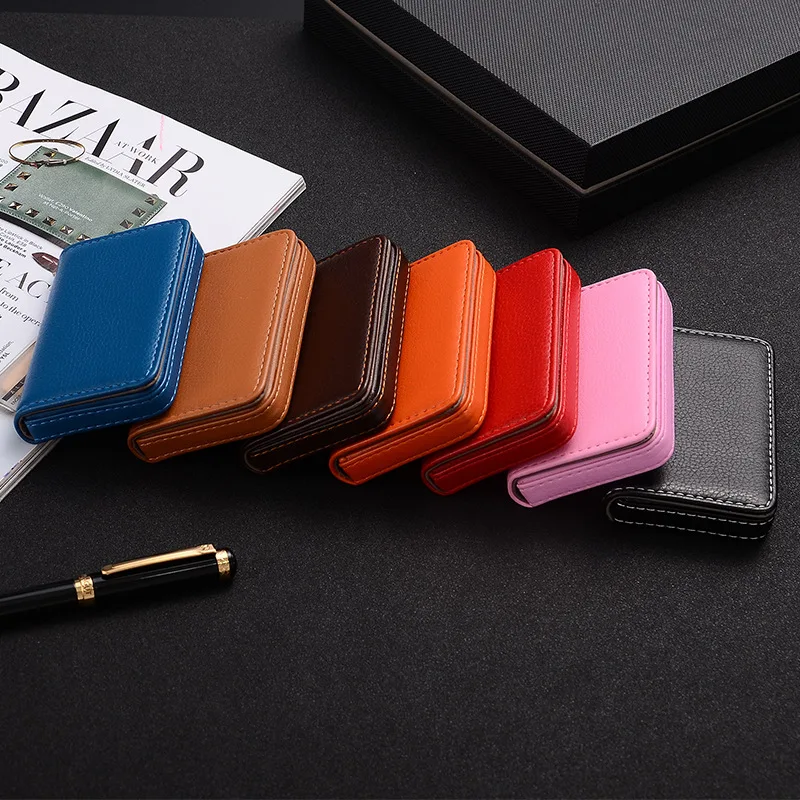 2026 PU Leather Business Card  - Card Top Loader 评论和价格