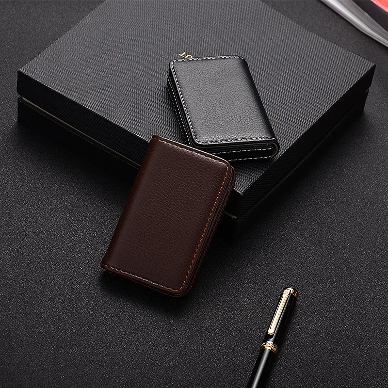 2026 PU Leather Business Card  - Card Top Loader 评论和价格