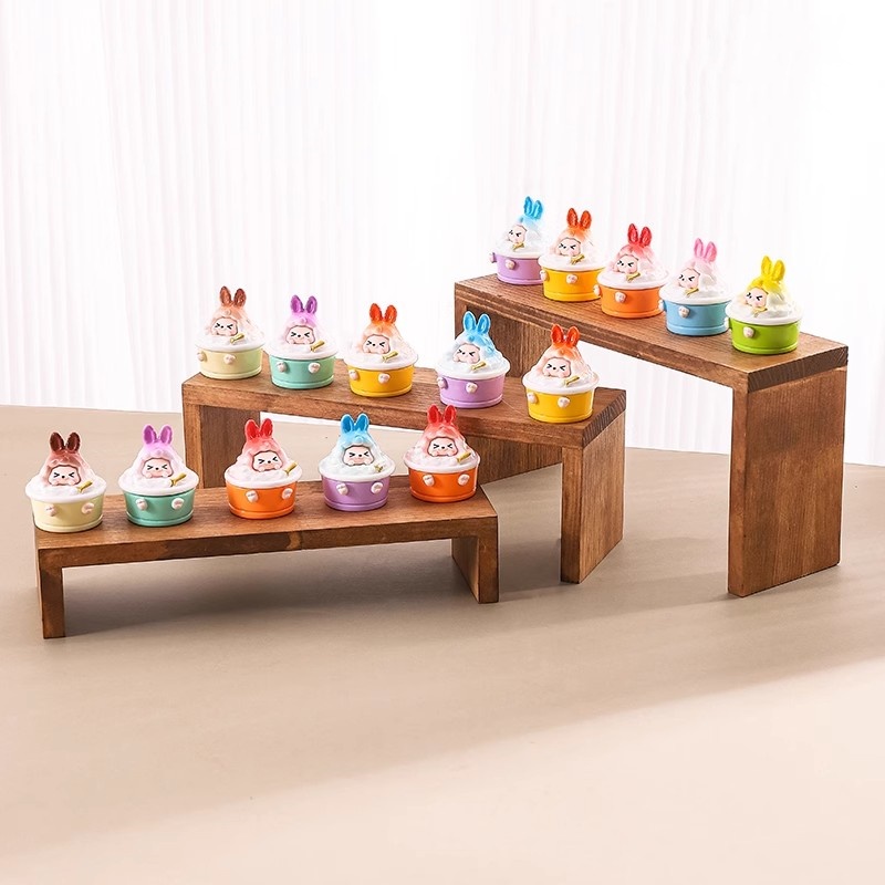 Wood Display Riser Wood Displa - Display Risers Set 评论和价格