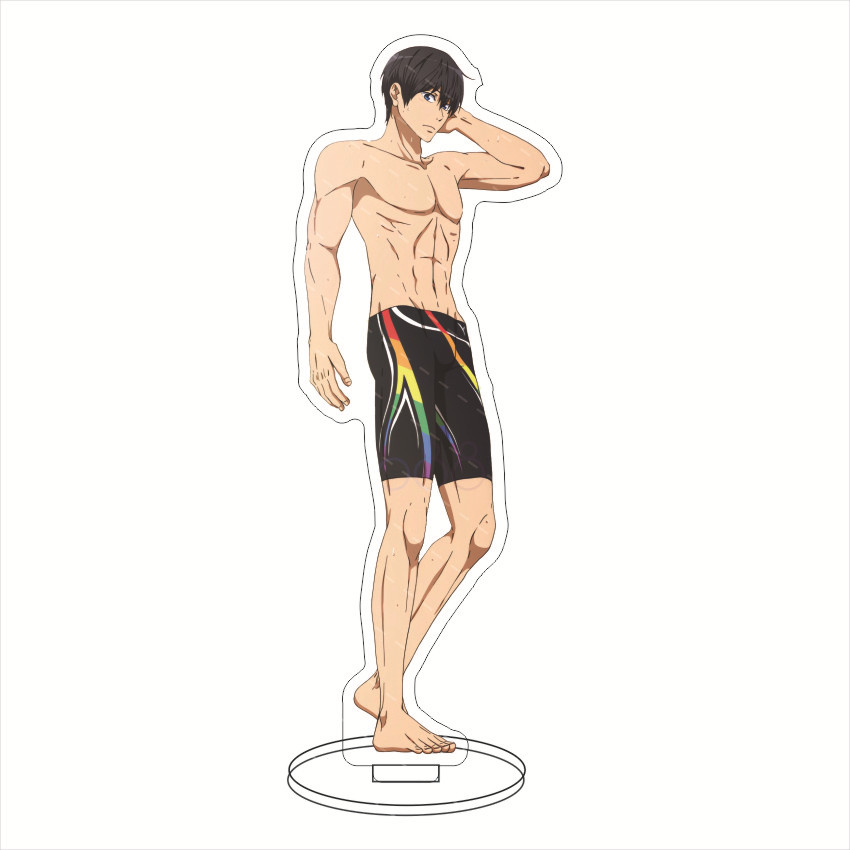 16CM Anime Acrylic Figure Free - Figma Stand Set 评论和价格