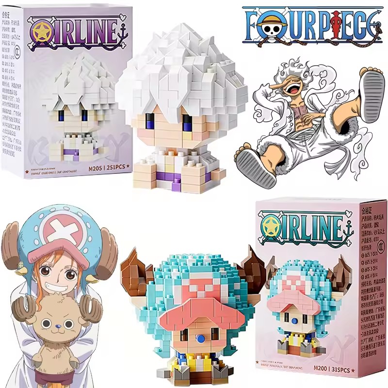 One Piece Anime Sun God Nika L - Building Block Mini 评论和价格