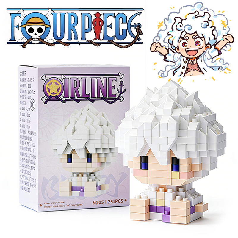 One Piece Anime Sun God Nika L - Building Block Mini 评论和价格