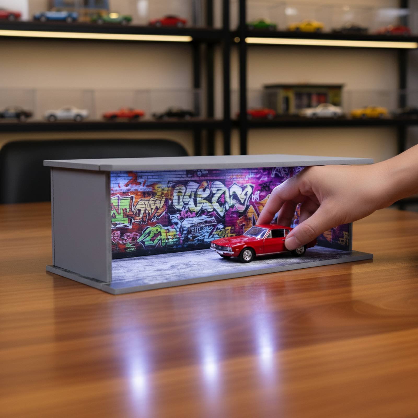 Graffiti Parking Garage Displa - Display Case Acrylic 评论和价格