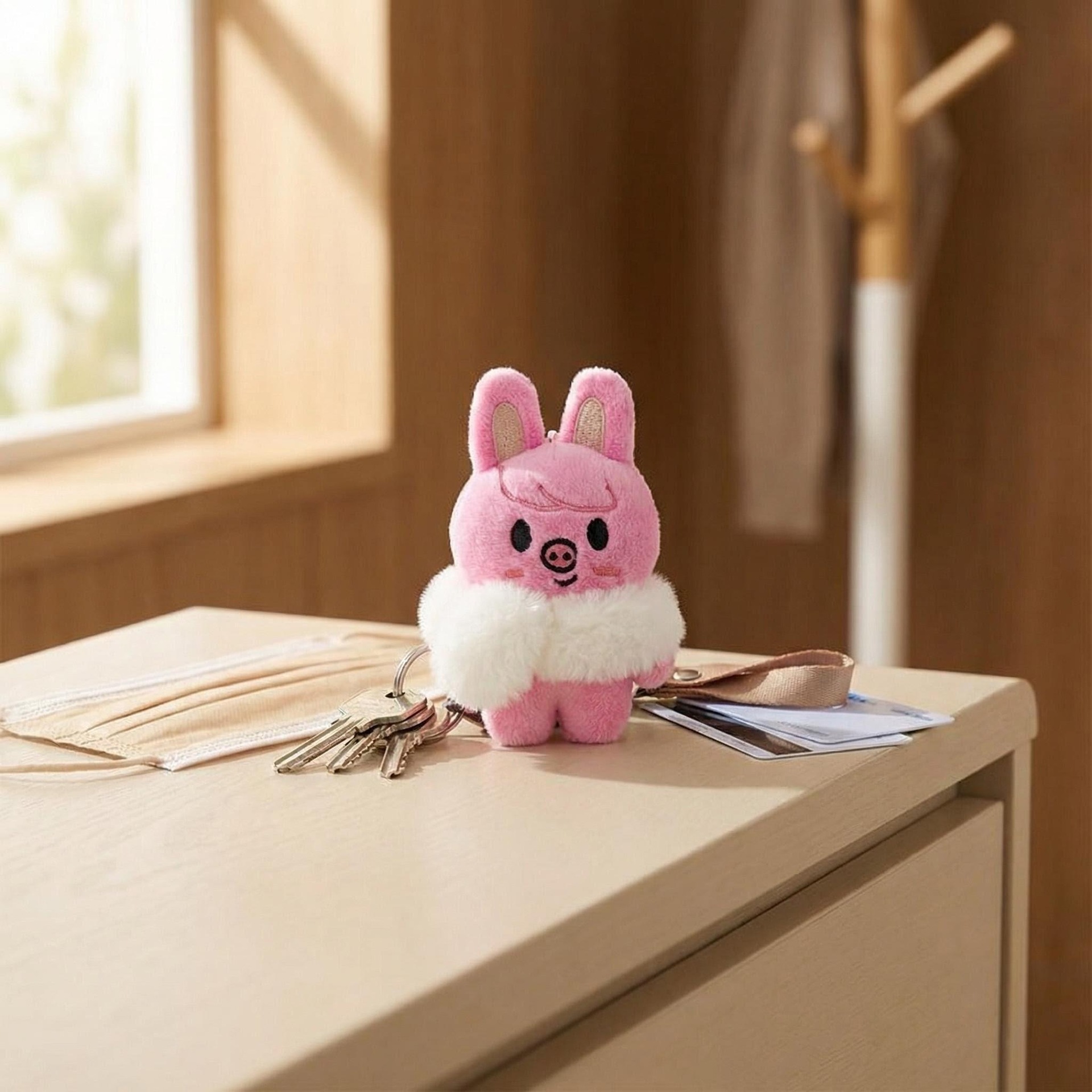 13cm SKZ Scarf Cute Accessorie - Vinyl Figure Blank 评论和价格