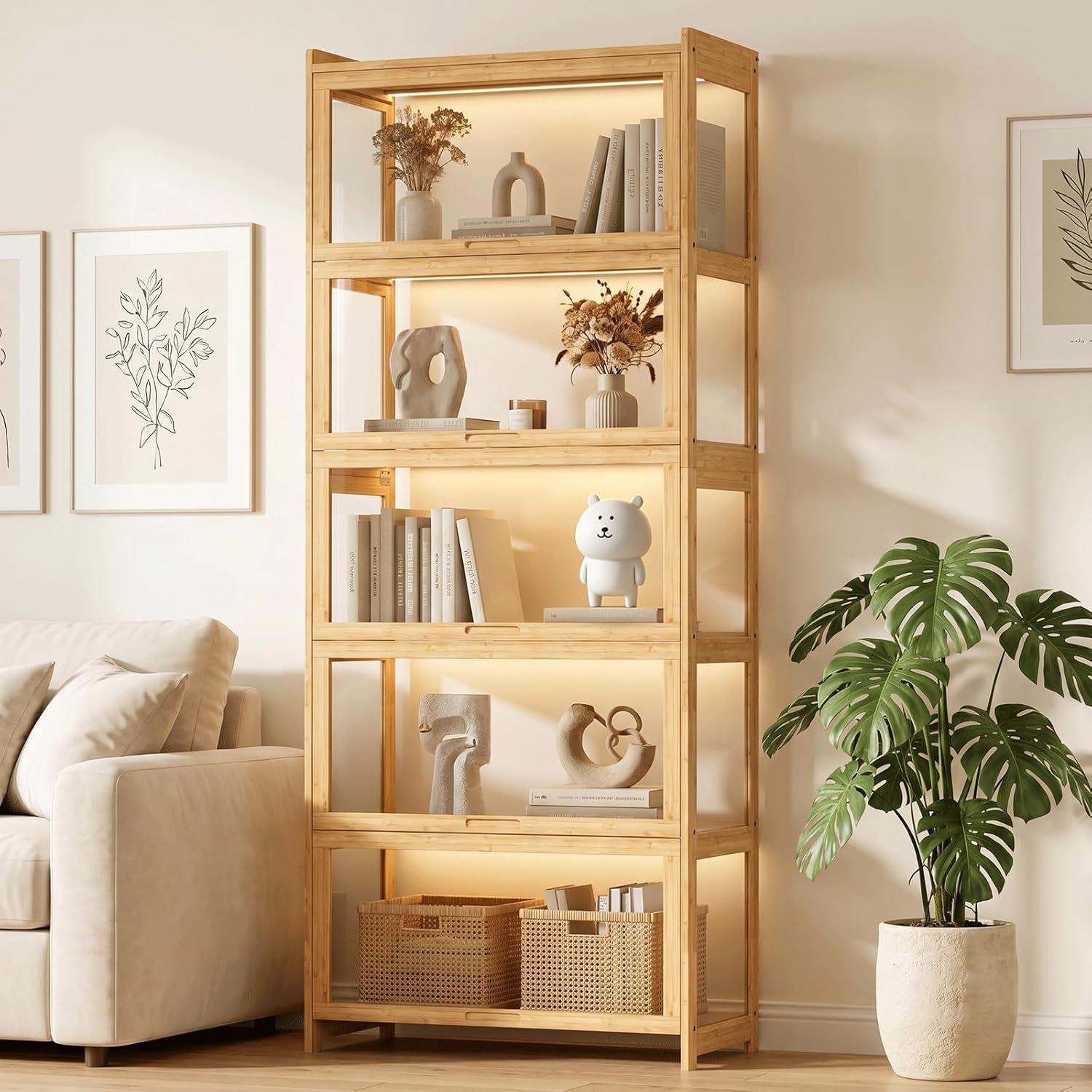 Display Cabinet with Acrylic D - Display Case Acrylic 评论和价格