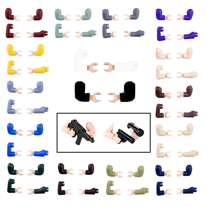 WW2 Military Figures Arms Hand - Lego Minifigure Holder 评论和价格