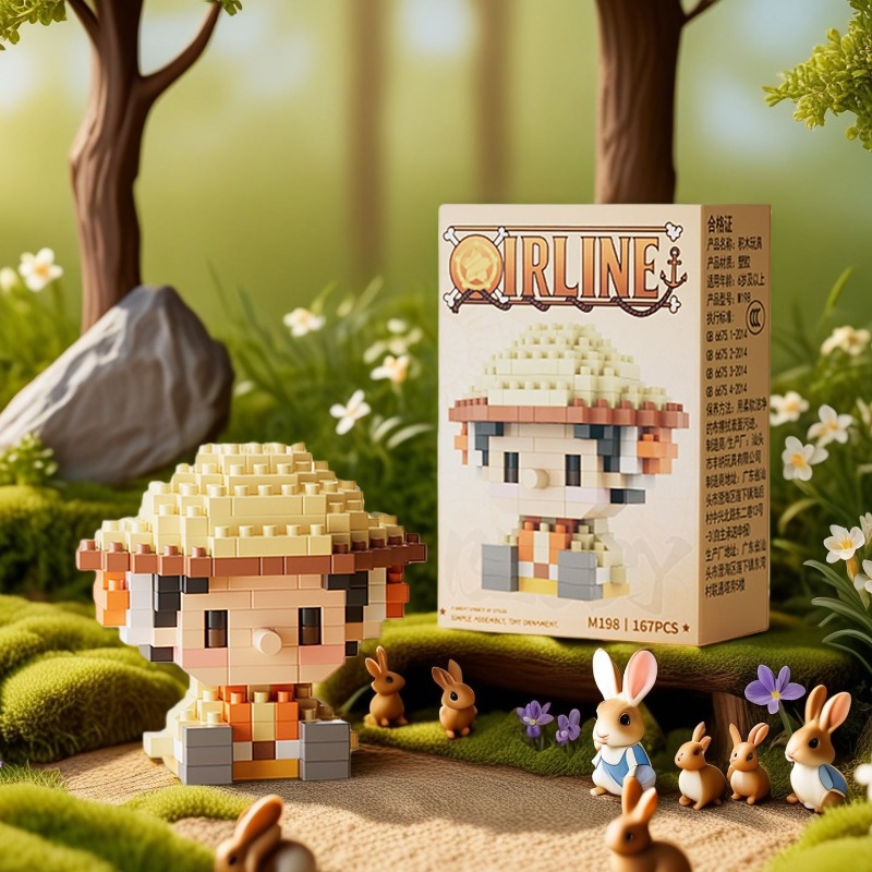 New ONE PIECE Sun God Nika Luf - Building Block Mini 评论和价格