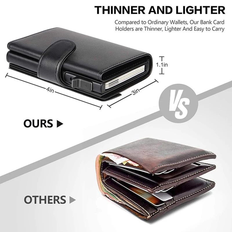 Rfid Business Card Holder Cred - Card Top Loader 评论和价格