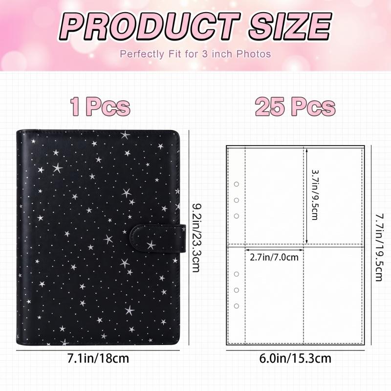 A5 6‑Ring Loose‑Leaf Photocard - Trading Card Binder 评论和价格