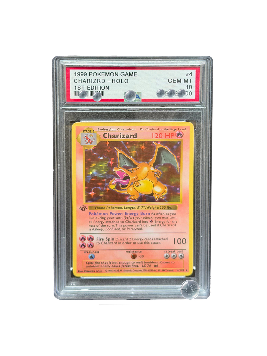 1999 POKEMON GAMECHARIZRD 1ST  - Graded Card Display 评论和价格