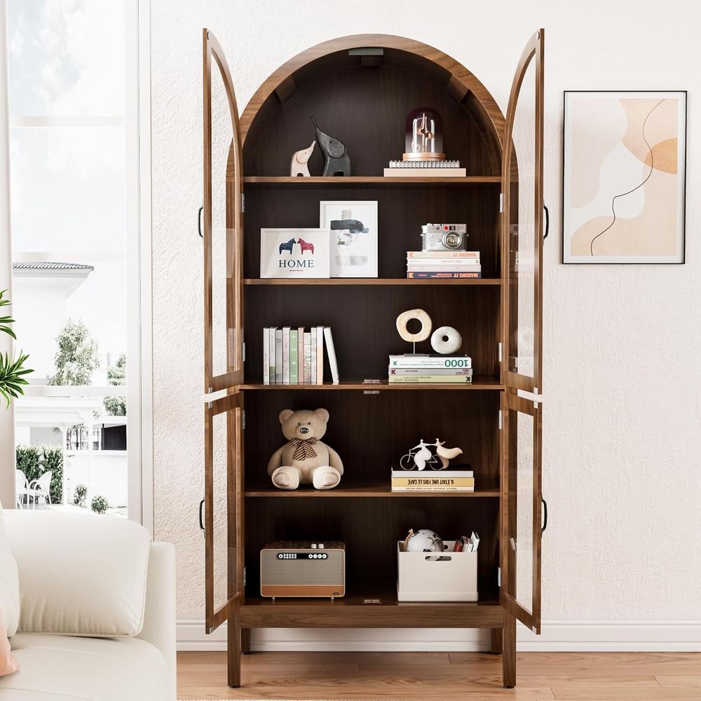 70.9 Tall Walnut Acrylic Glass - Display Case Acrylic 评论和价格