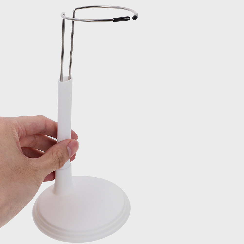 3Pcs White Plastic Adjustable  - Action Figure Stand 评论和价格