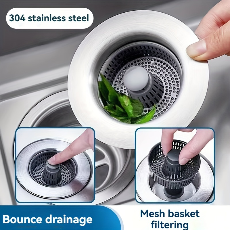 3 in 1 Kitchen Sink Drain Stra - Pop Display Shelf 评论和价格