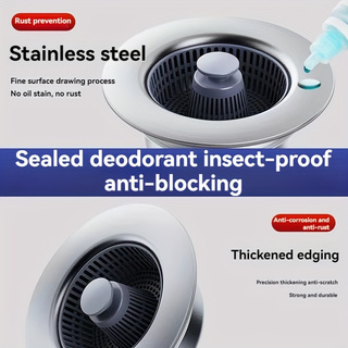 3 in 1 Kitchen Sink Drain Stra - Pop Display Shelf 评论和价格