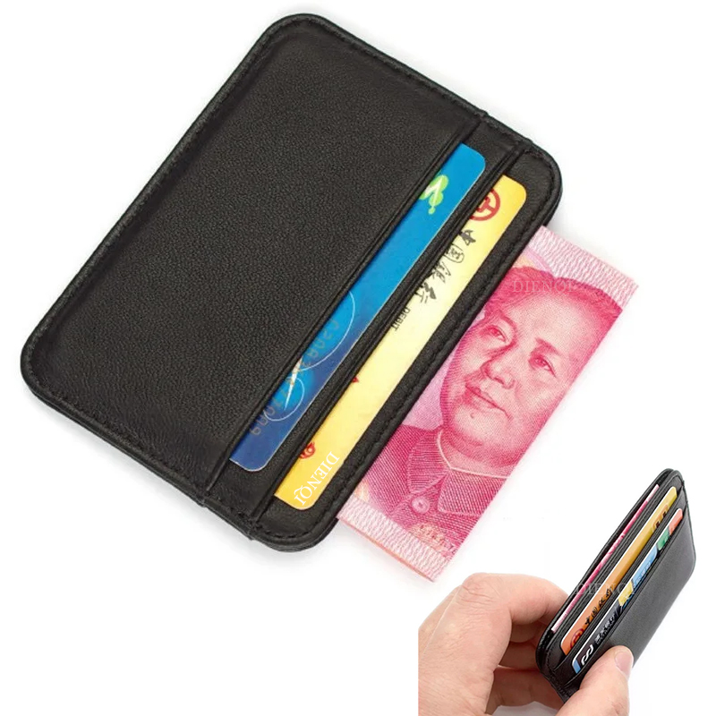 Genuine Leather Visit Card Hol - Card Top Loader 评论和价格