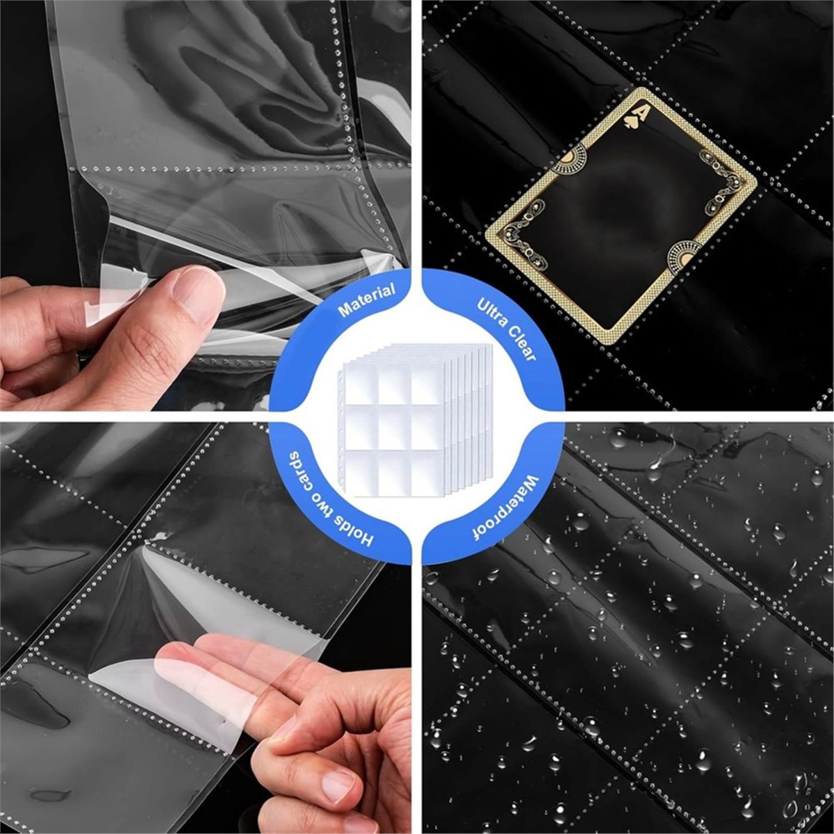 PHONE&GEAR 120 Pack 9 Pocket C - Trading Card Binder 评论和价格
