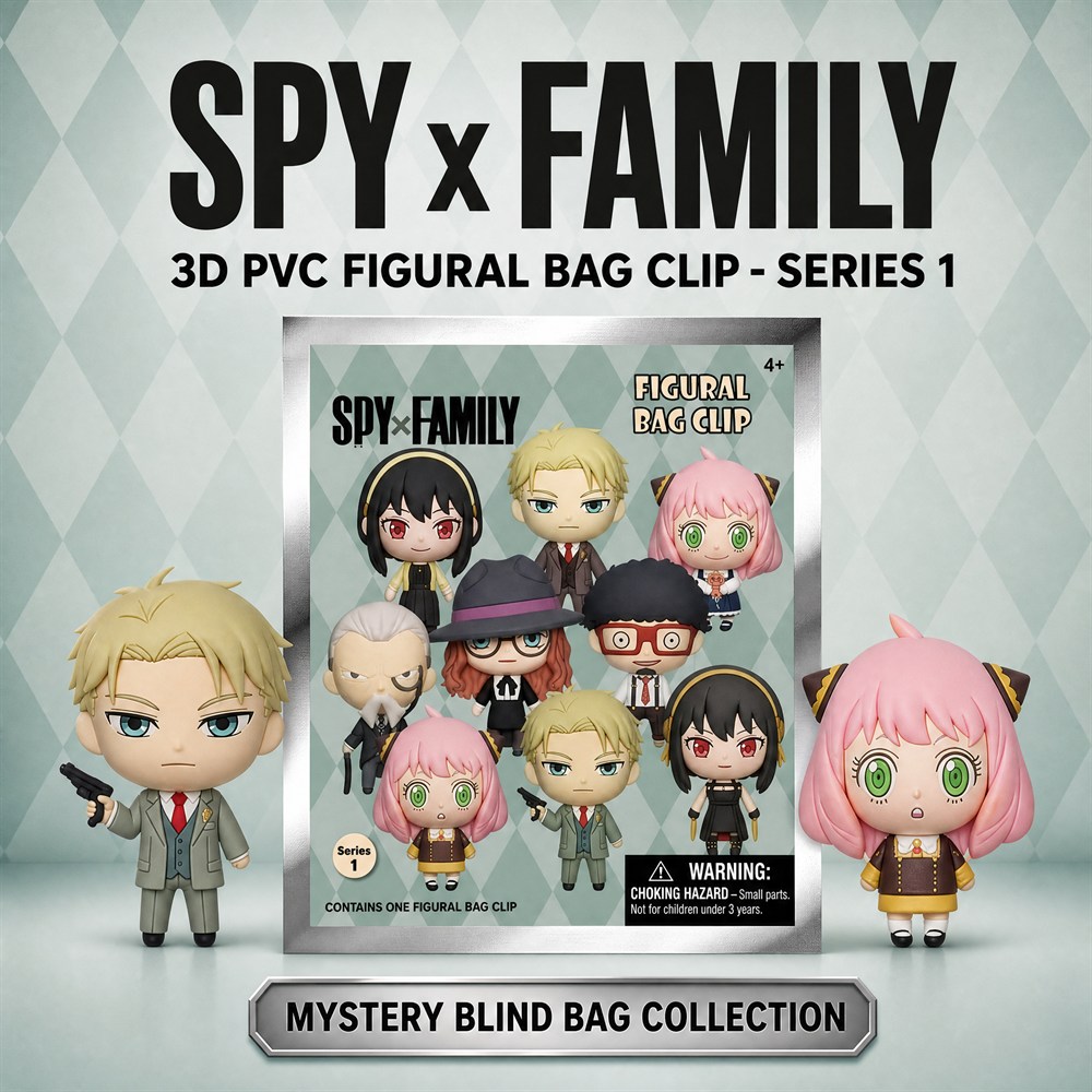 Spy x Family 3D PVC Bag Clip K - Mystery Box Blind Bag 评论和价格