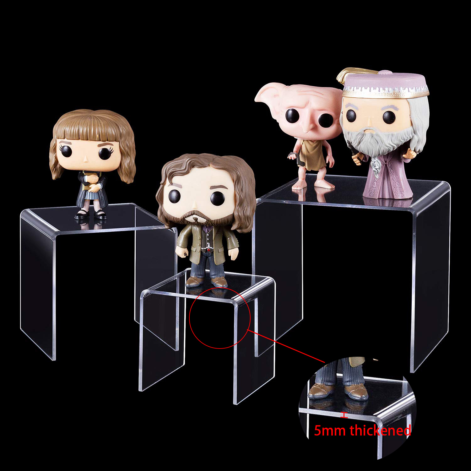 U Shape Acrylic Display Risers - Pop Display Shelf 评论和价格