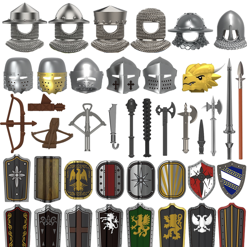 Medieval Castle Soldier Action - Lego Minifigure Holder 评论和价格