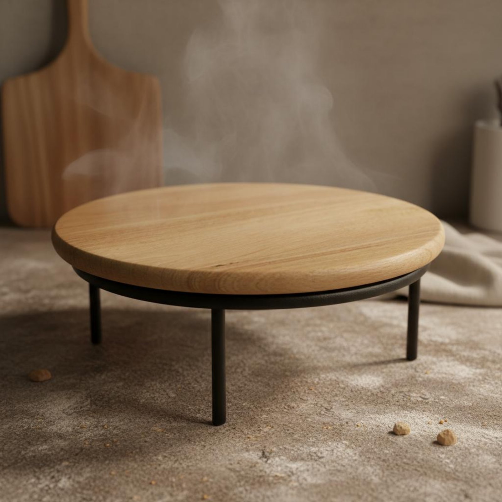 Pizza Stand Retro Design Round - Display Risers Set 评论和价格