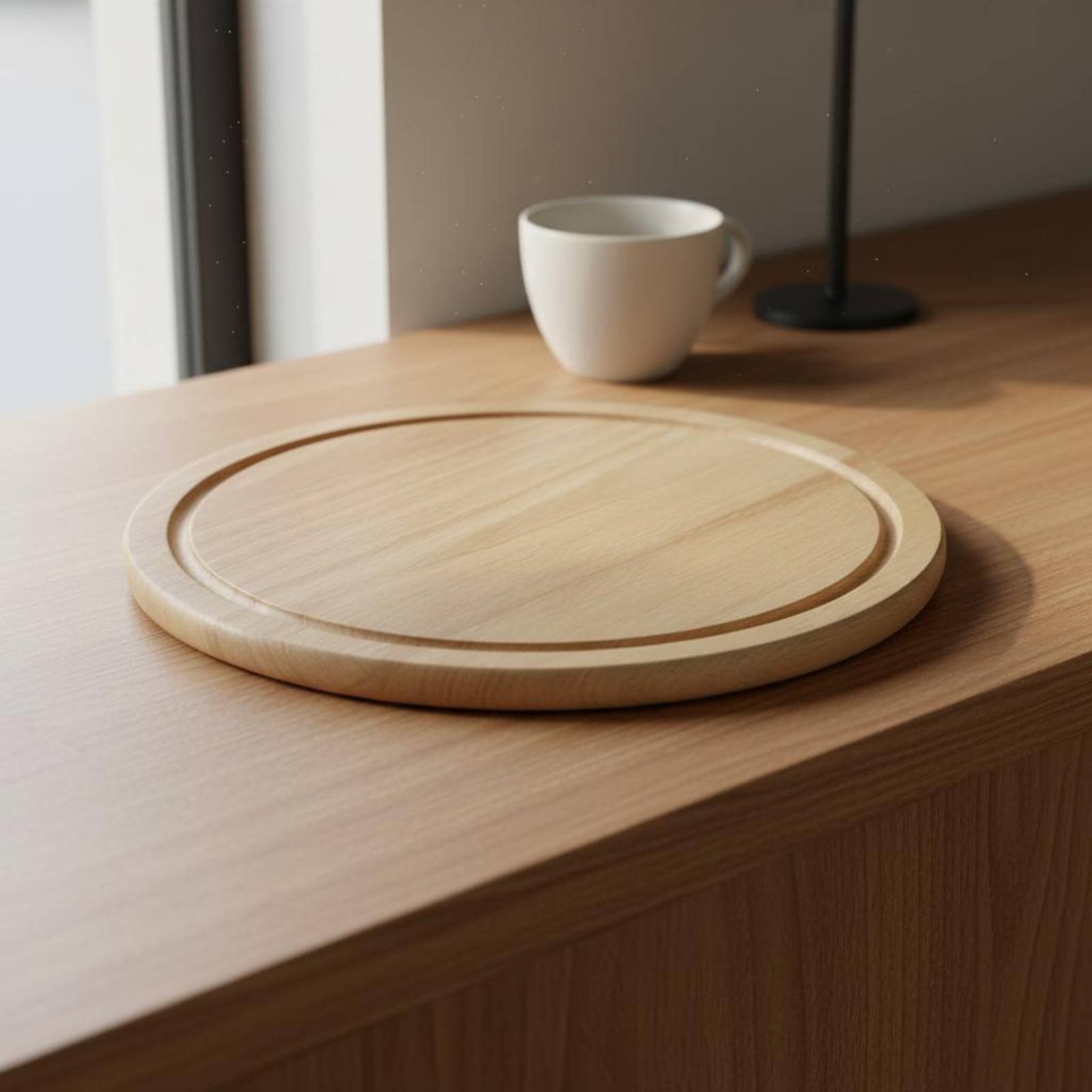Pizza Stand Retro Design Round - Display Risers Set 评论和价格