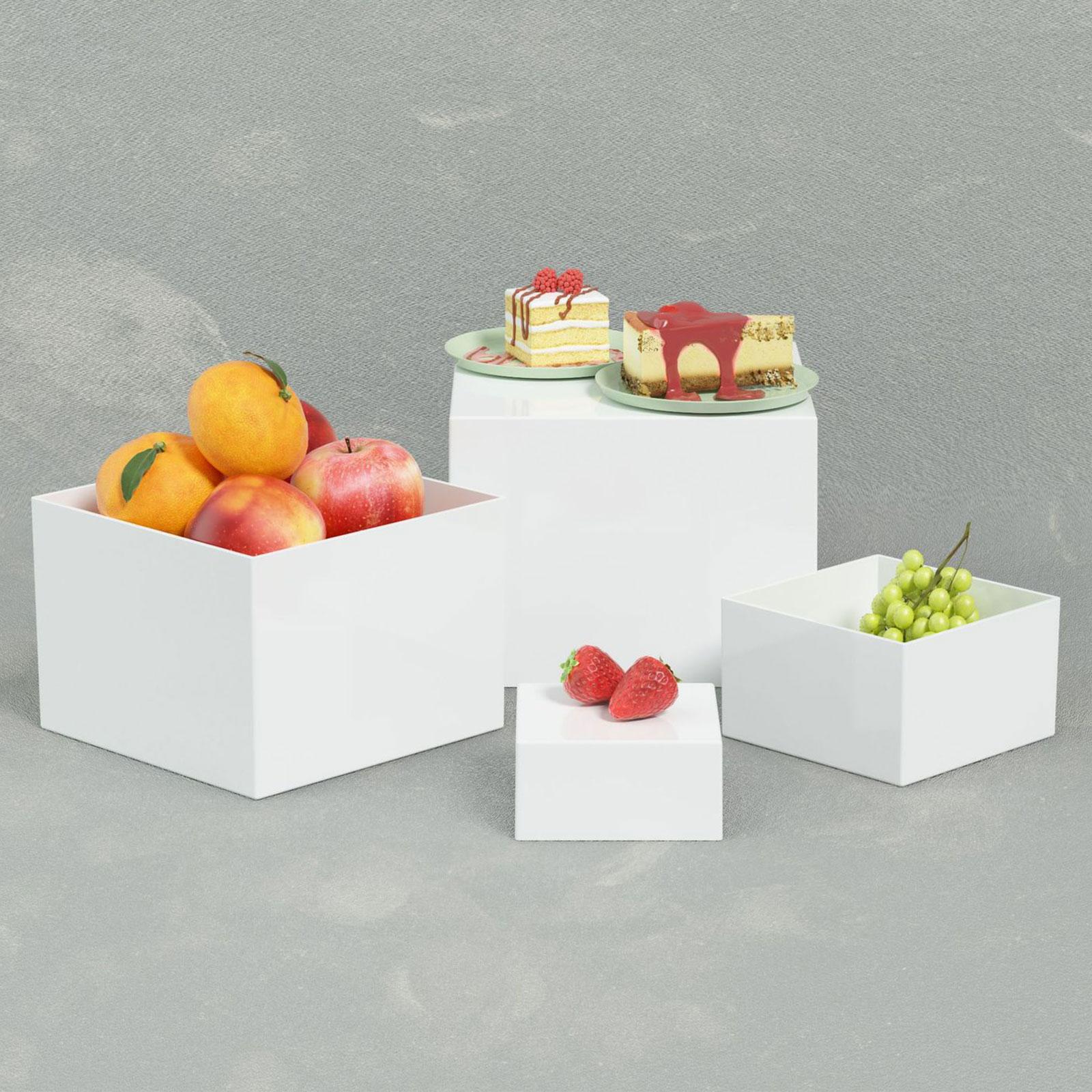 TQH 7Pcs Buffet Riser Dessert  - Display Risers Set 评论和价格