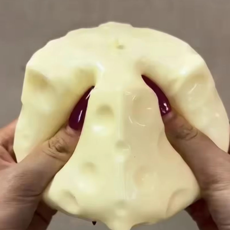 ◑Jumbo Cheese Cube Stress Ball - Fidget Cube Original 评论和价格