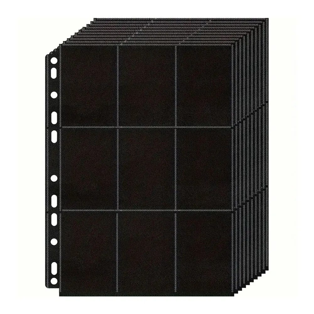 10Pack Black 9-Pocket A4 Tradi - Trading Card Binder 评论和价格