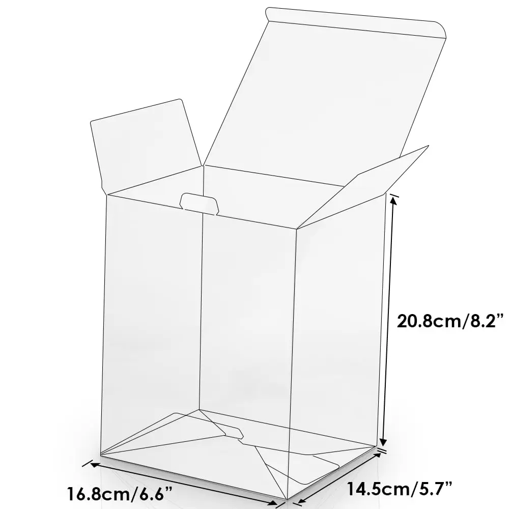 0.50 MM Thick Clear Scratch-Re - Funko Pop Protector 评论和价格