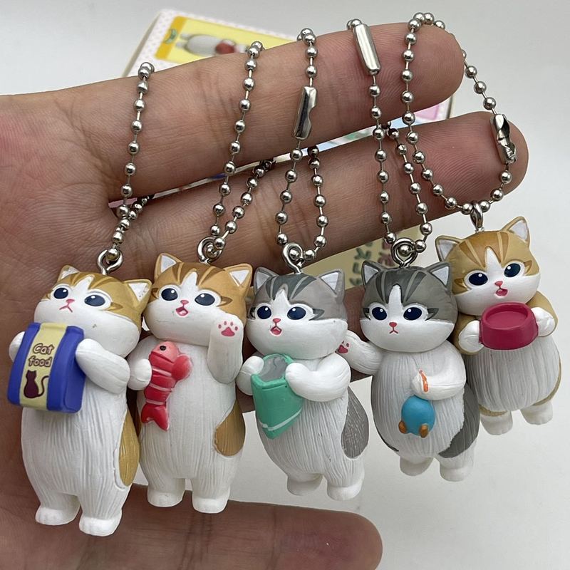 Mofusand Kawaii Cat Keychain B - Action Figure Stand 评论和价格