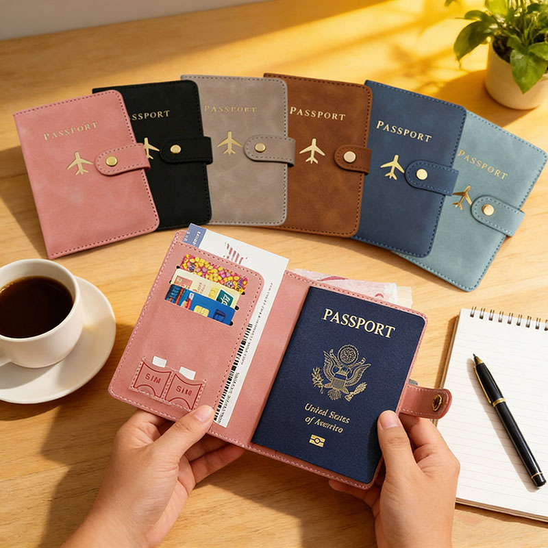 Leather Passport Holder Covers - Card Top Loader 评论和价格