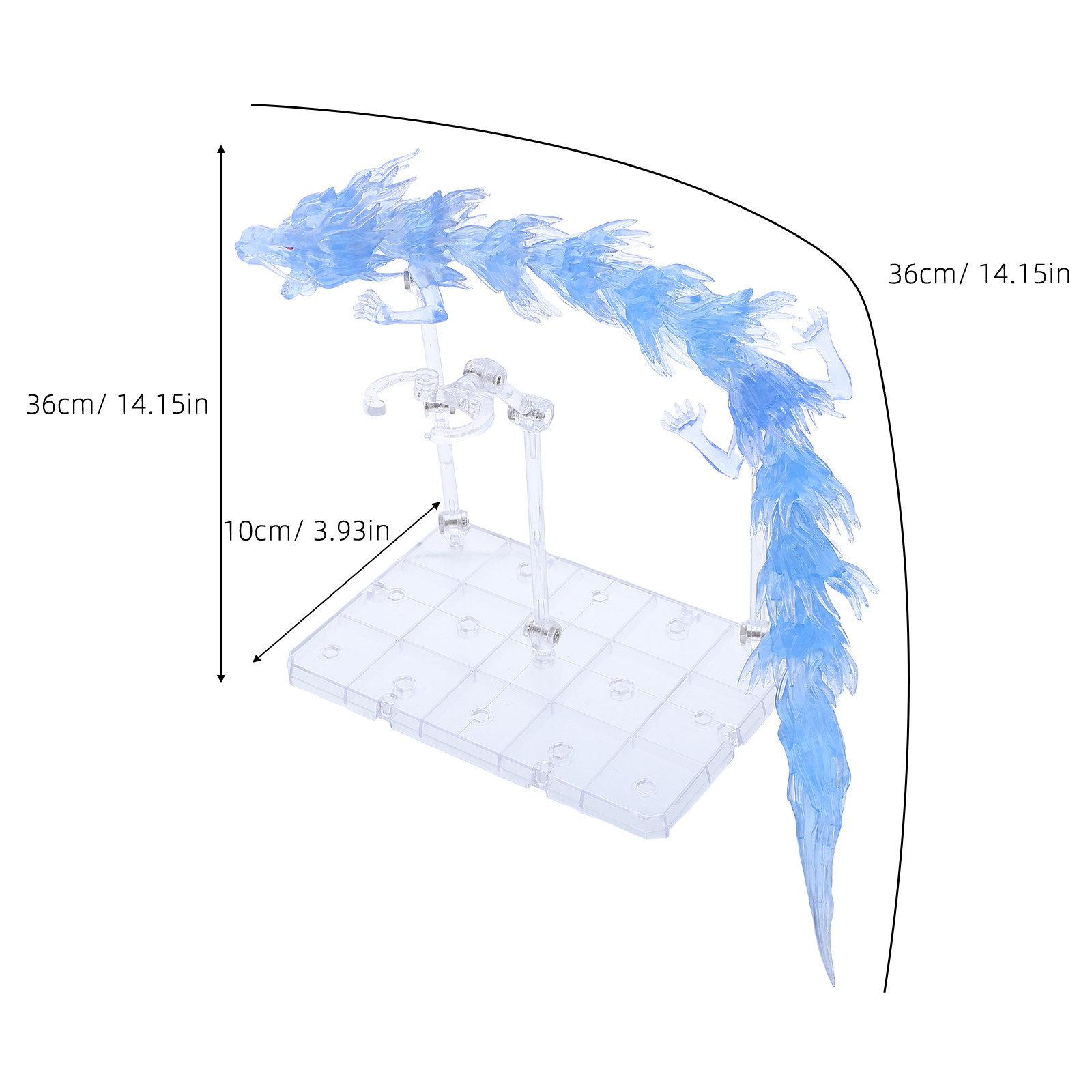 1Set Plastic Dragon Effect Par - Action Figure Stand 评论和价格
