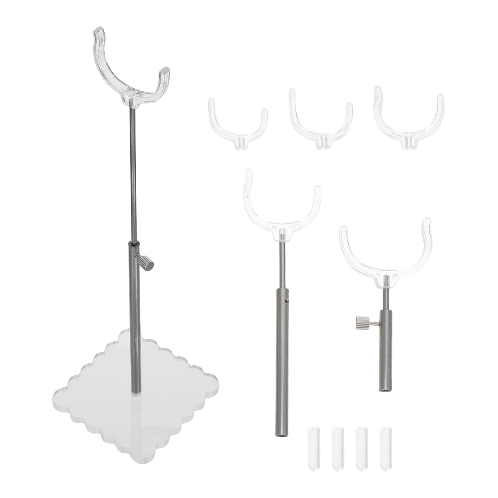 1Set Adjustable Acrylic Displa - Action Figure Stand 评论和价格
