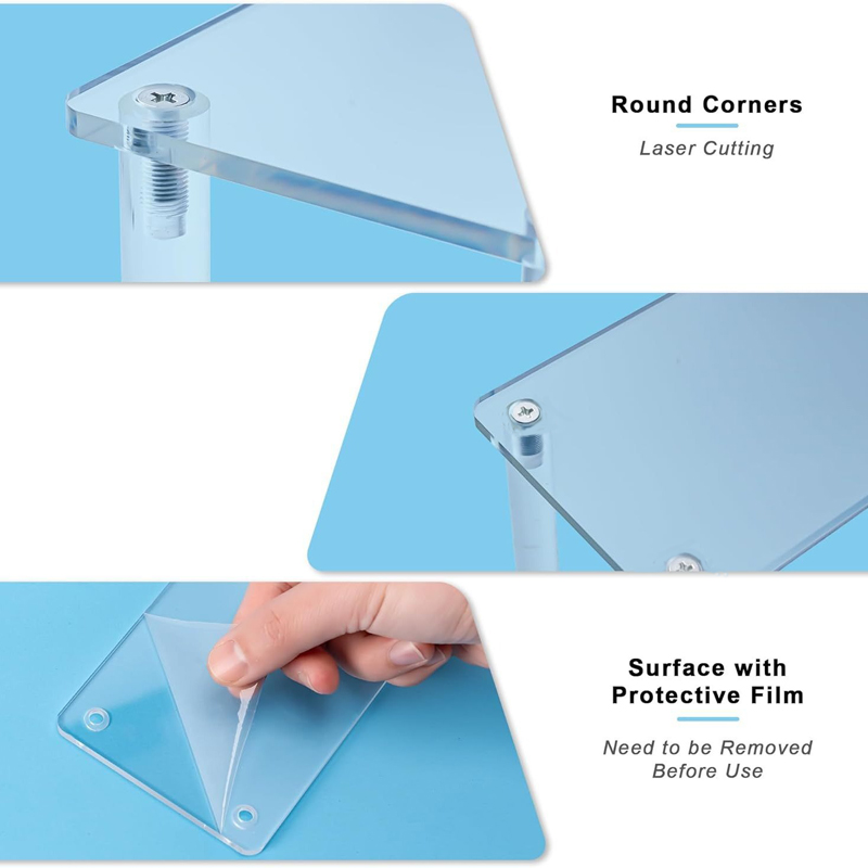 1-4 Tier Acrylic Display Stand - Pop Display Shelf 评论和价格