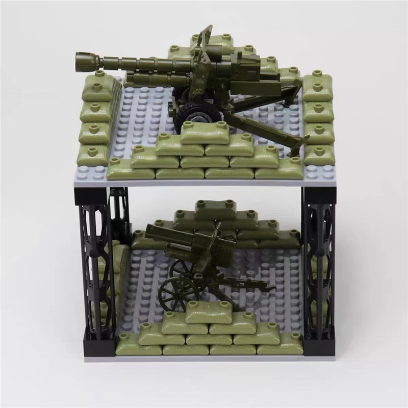 50PCS MOC Military Sandbag Bui - Lego Minifigure Holder 评论和价格