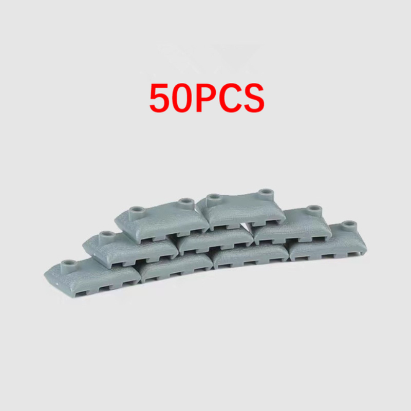 50PCS MOC Military Sandbag Bui - Lego Minifigure Holder 评论和价格