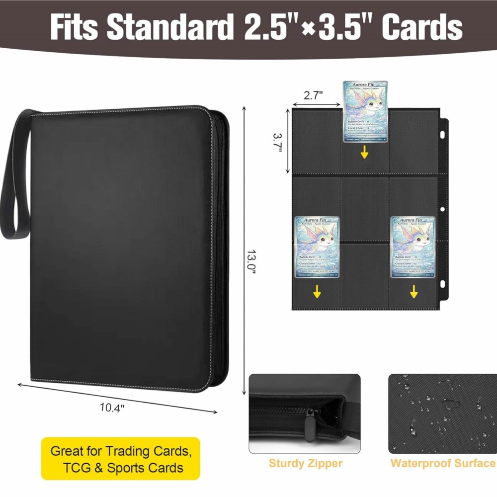 900 Pockets Card Binder Album  - Trading Card Binder 评论和价格
