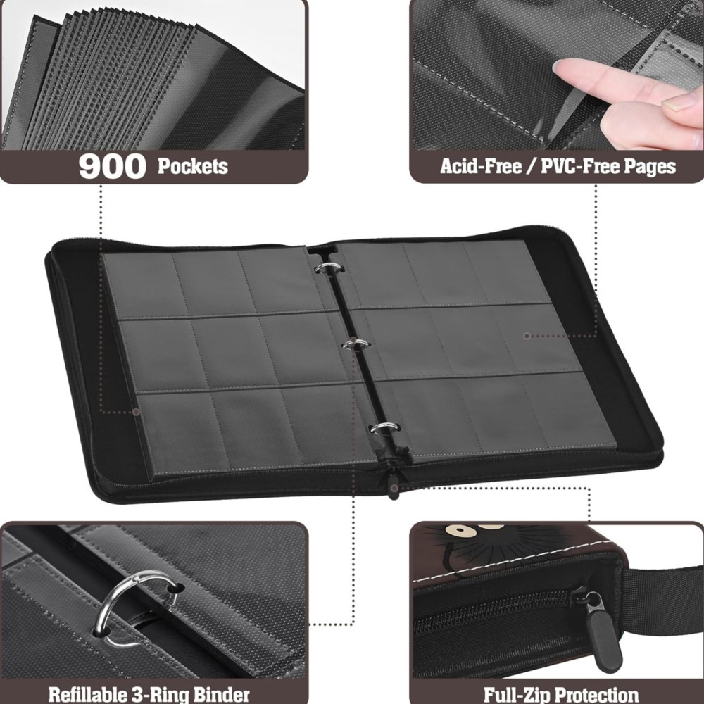 900 Pockets Card Binder Album  - Trading Card Binder 评论和价格